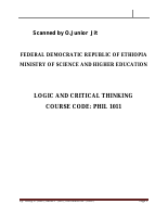 Logic and Chritical thinking.pdf